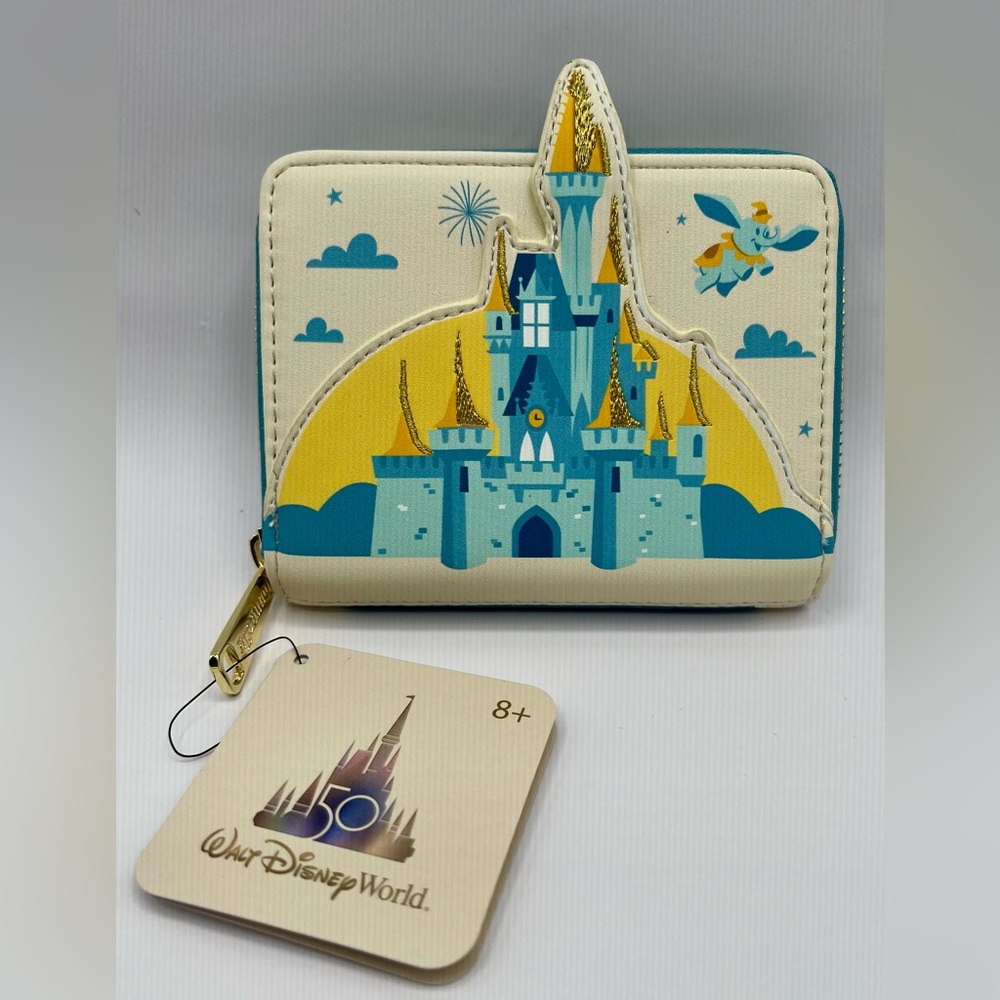 Walt Disney World 50th Anniversary Wallet, from Loungefly! NWT